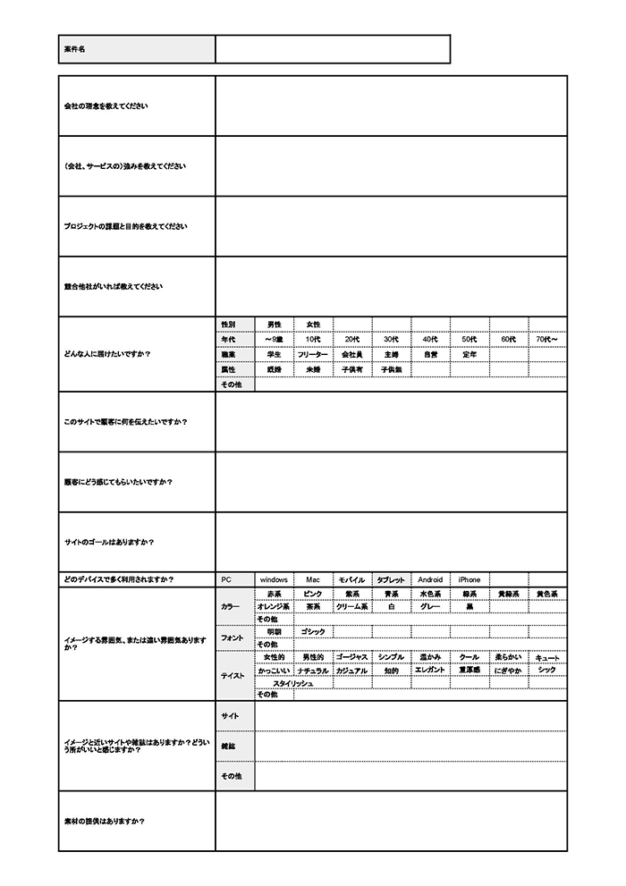 デザインの方向性の合意 Tips Note By Tam